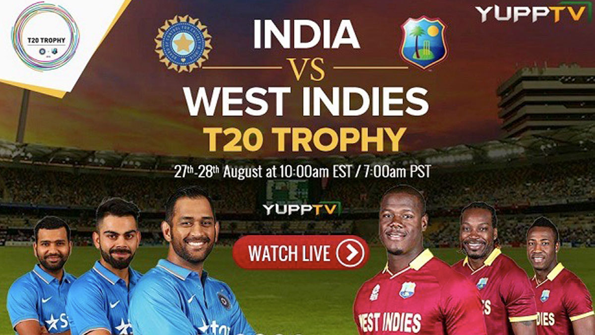 USA Cricket YuppTV to broadcast India-WI T20s series Dreamcricket